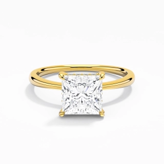 Classic Princess 1.50ct Moissanite Engagement Ring