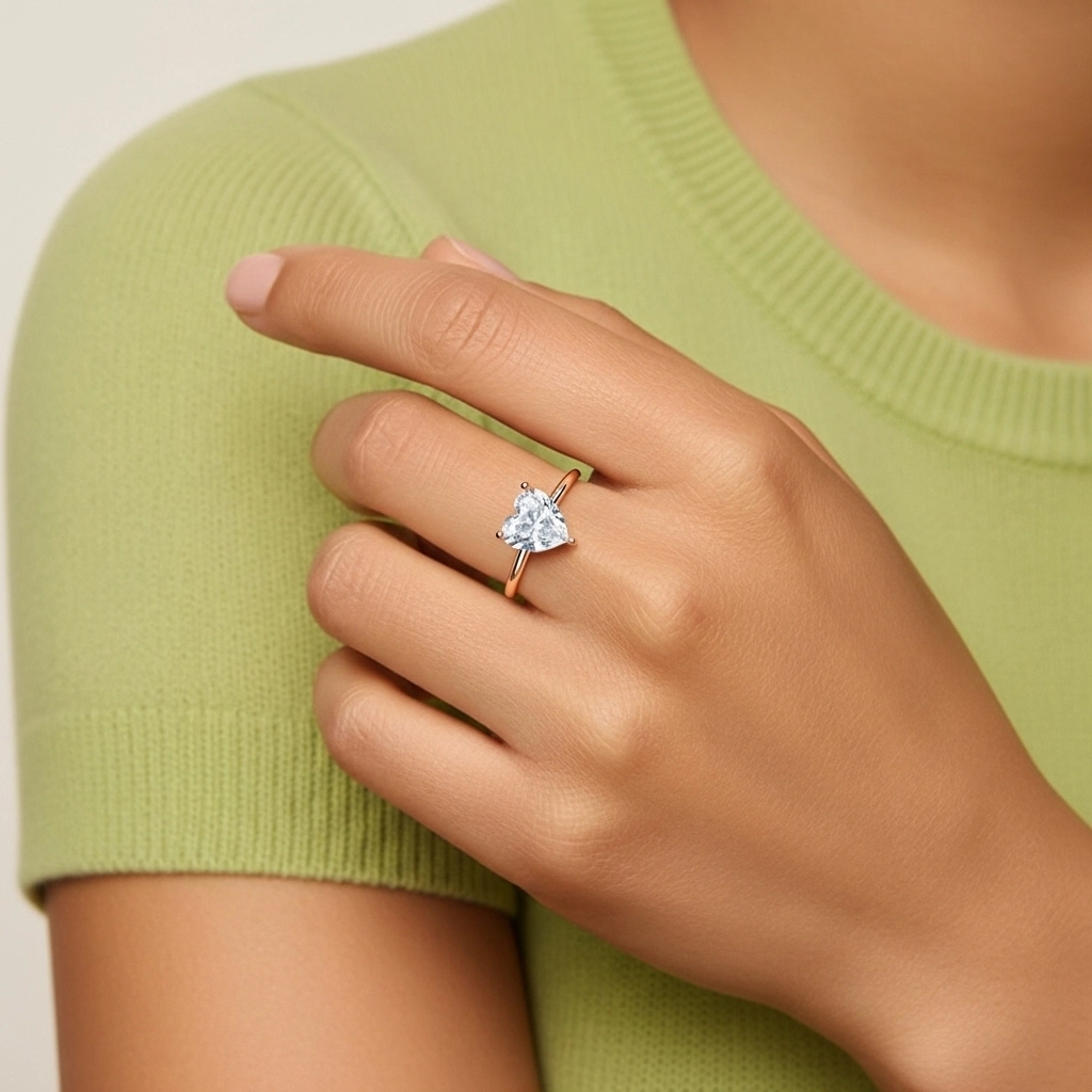 Plata esterlina 925 Aro de halo oculto Anillo de Compromiso