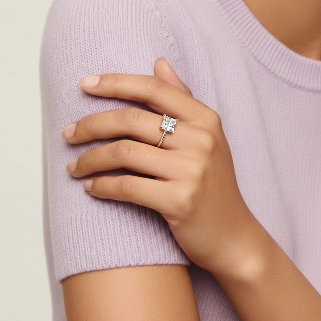 Classic Princess 2.00ct Cubic Zirconia Engagement Ring