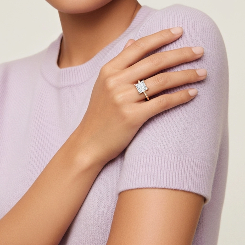 Classic Princess 2.00ct Cubic Zirconia Engagement Ring