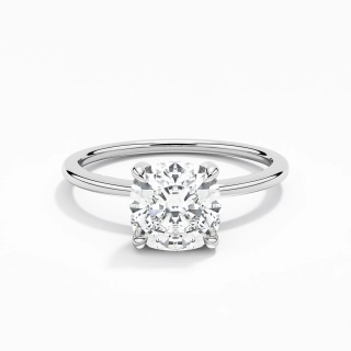 Classique Coussin 2.00ct Zircon cubique Bague de fiançailles