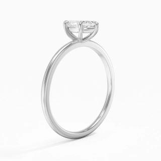 Classique Marquise 0.80ct Zircon cubique Bague de fiançailles