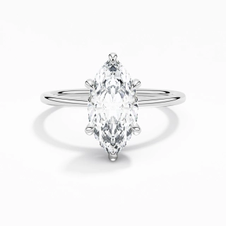 Classique Marquise 2.00ct Zircon cubique Bague de fiançailles