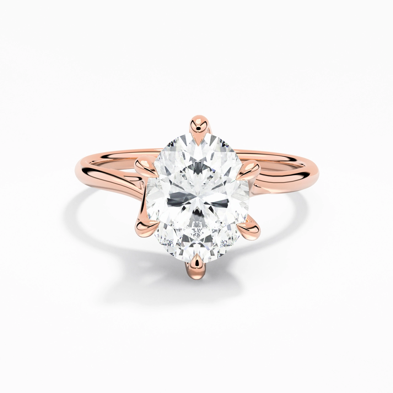 Classic Oval Cut Engagement Ring