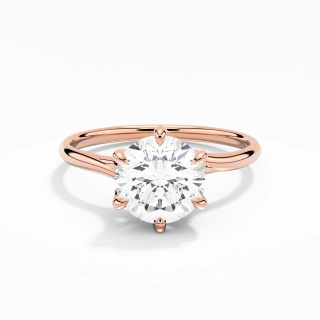 Classic Round Cut Engagement Ring