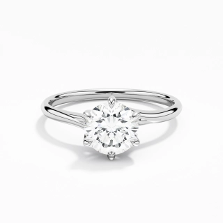 Classic Round Cut Engagement Ring