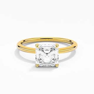 1.50ct Moissanite Engagement Ring 18K Gold