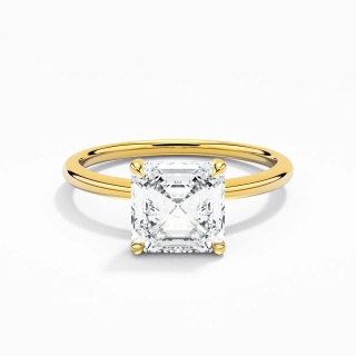 2.00ct Moissanite Engagement Ring 14K Gold