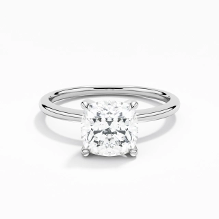 2.00ct Moissanite Bague de fiançailles Or blanc 14 carats