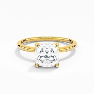 2.00ct Moissanite Engagement Ring 14K Gold