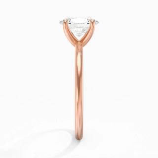 1.50ct Moissanite Engagement Ring 18K Rose Gold