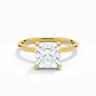 2.00ct Moissanite Engagement Ring 14K Gold