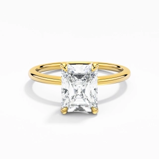 2.00ct Moissanite Engagement Ring 14K Gold