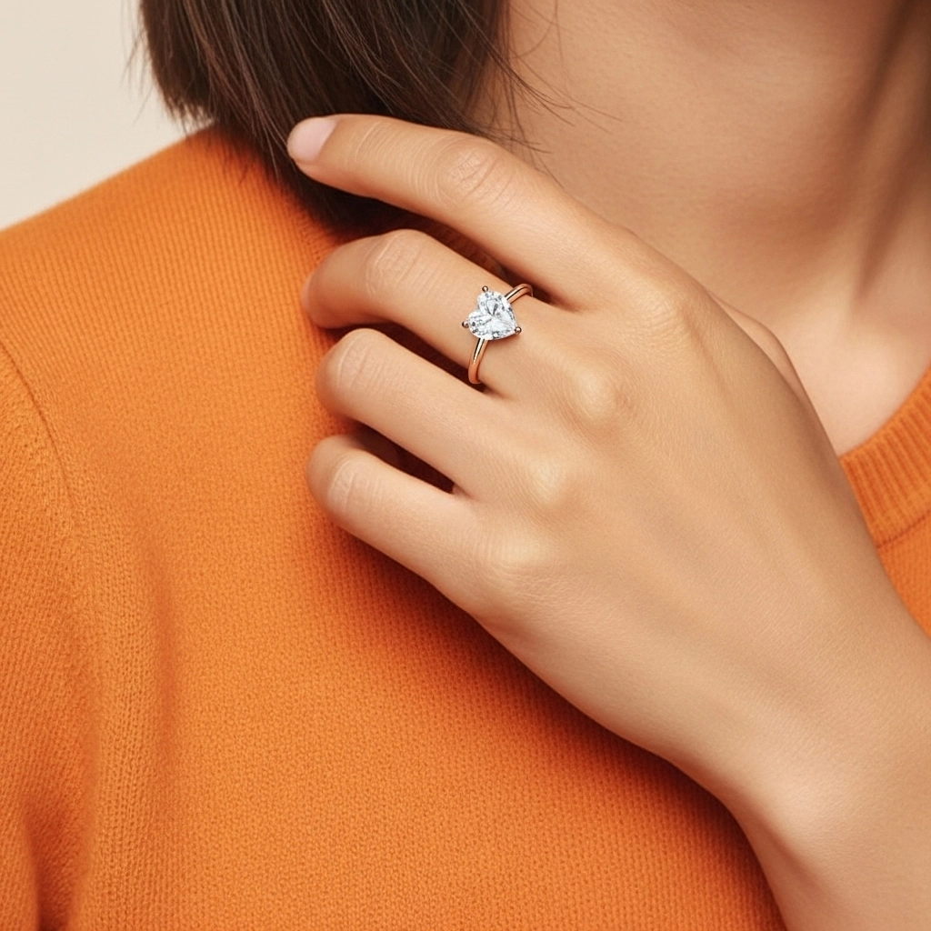 2.00ct Cubic Zirconia Engagement Ring 925 Sterling Silver