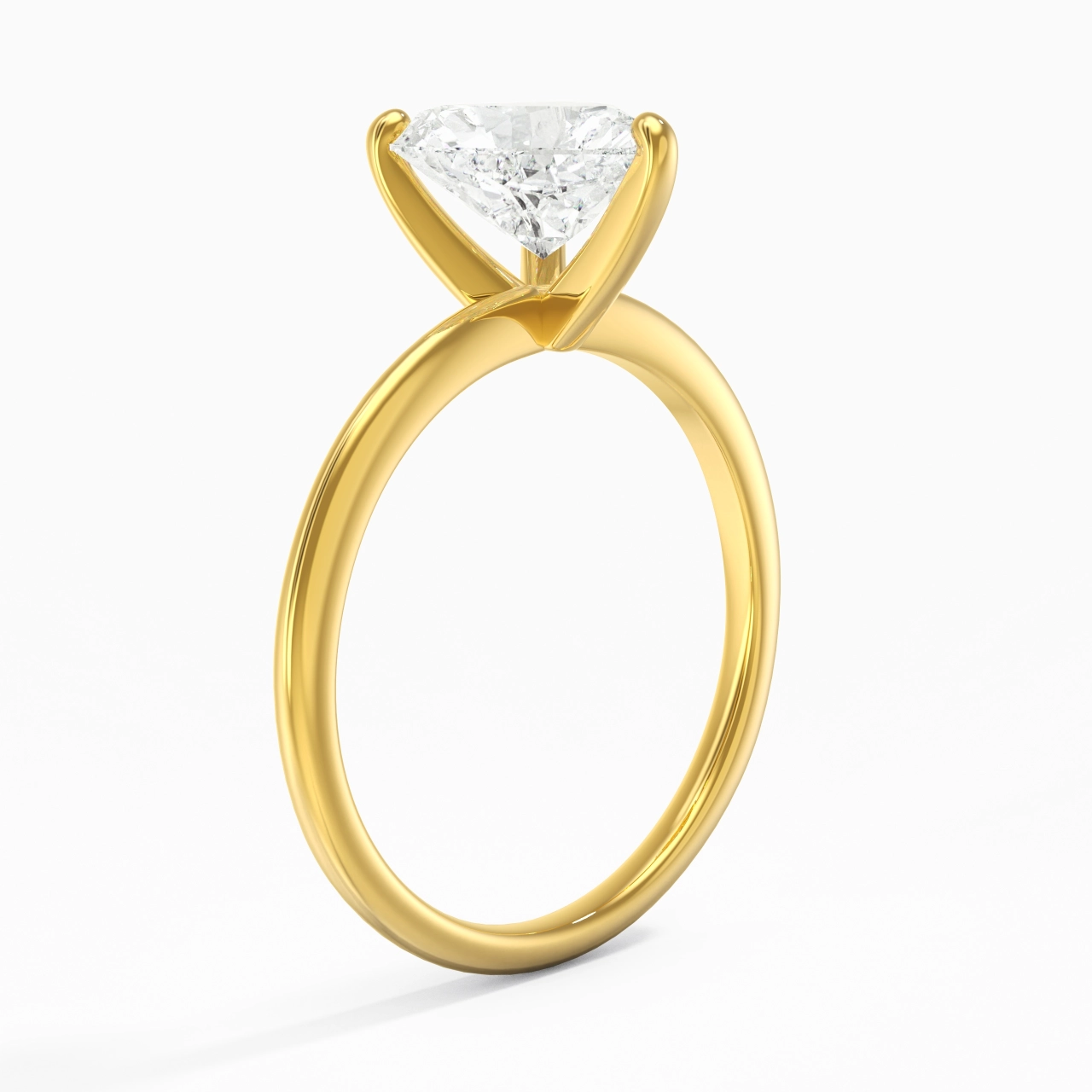 2.00ct Moissanite Engagement Ring 14K Gold