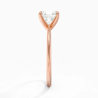 1.50ct Moissanite Engagement Ring 14K Rose Gold