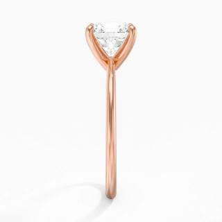 2.00ct Moissanite Engagement Ring 14K Rose Gold