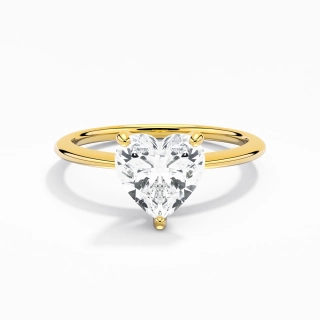 1.50ct Moissanite Engagement Ring 18K Gold