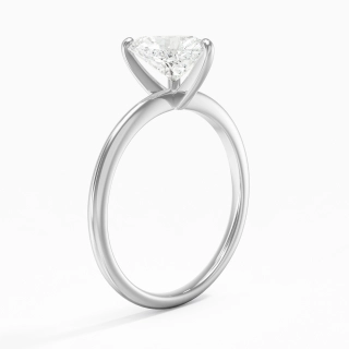 1.50ct Moissanite Engagement Ring 14K White Gold