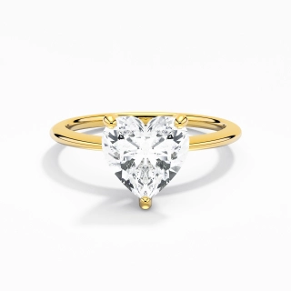 2.00ct Moissanite Engagement Ring 14K Gold