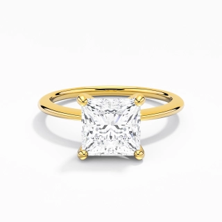 2.00ct Moissanite Engagement Ring 14K Gold