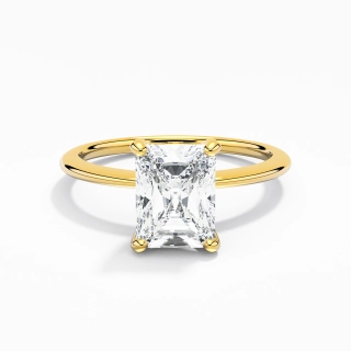 2.00ct Moissanite Engagement Ring 14K Gold