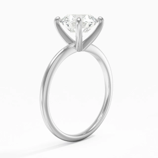 2.00ct Moissanite Engagement Ring 14K White Gold