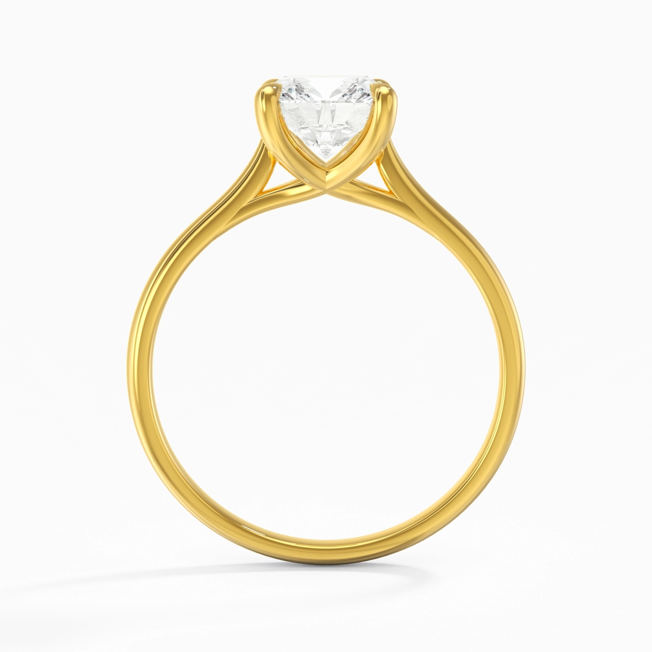 Plated Classic Engagement Ring