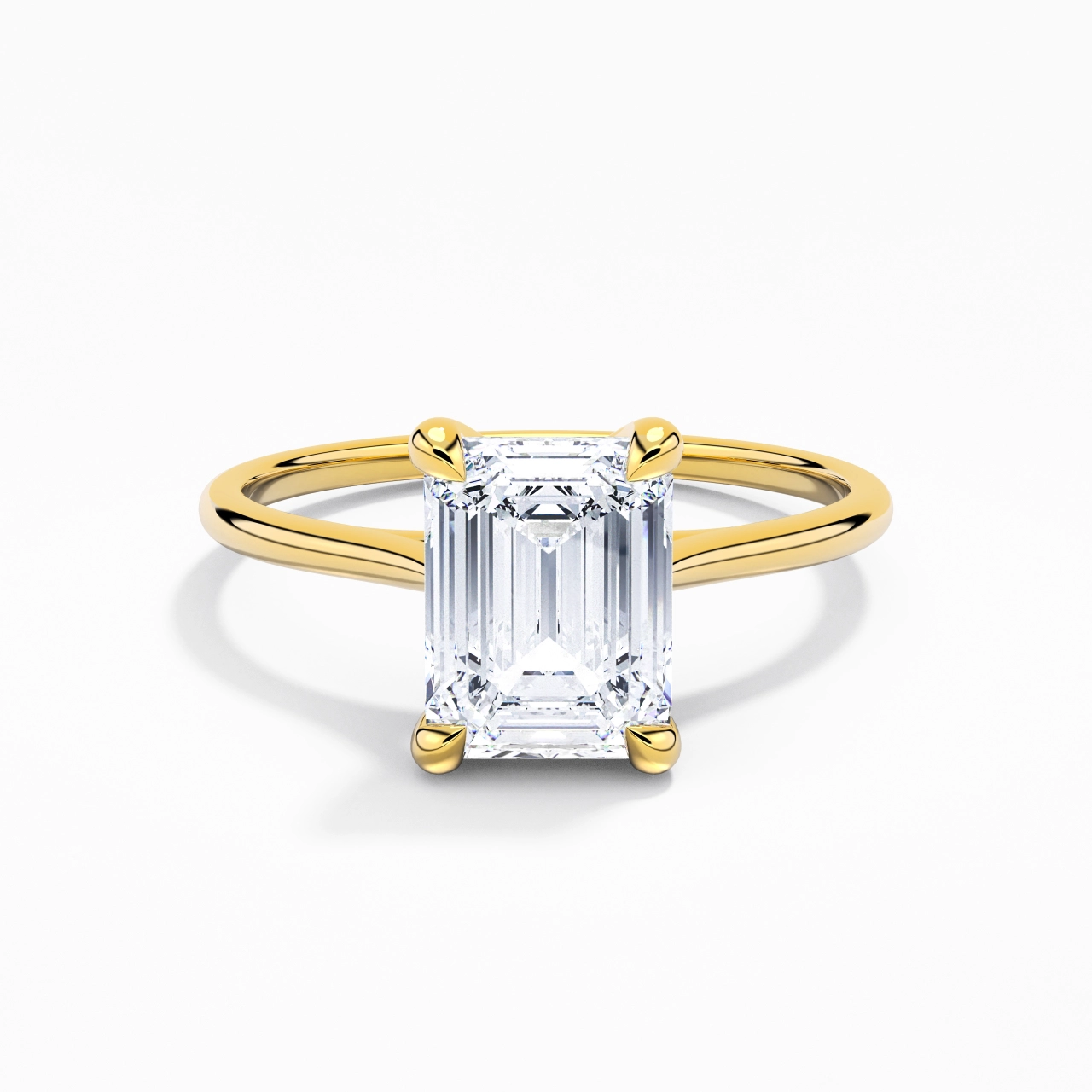 Plated Classic Engagement Ring