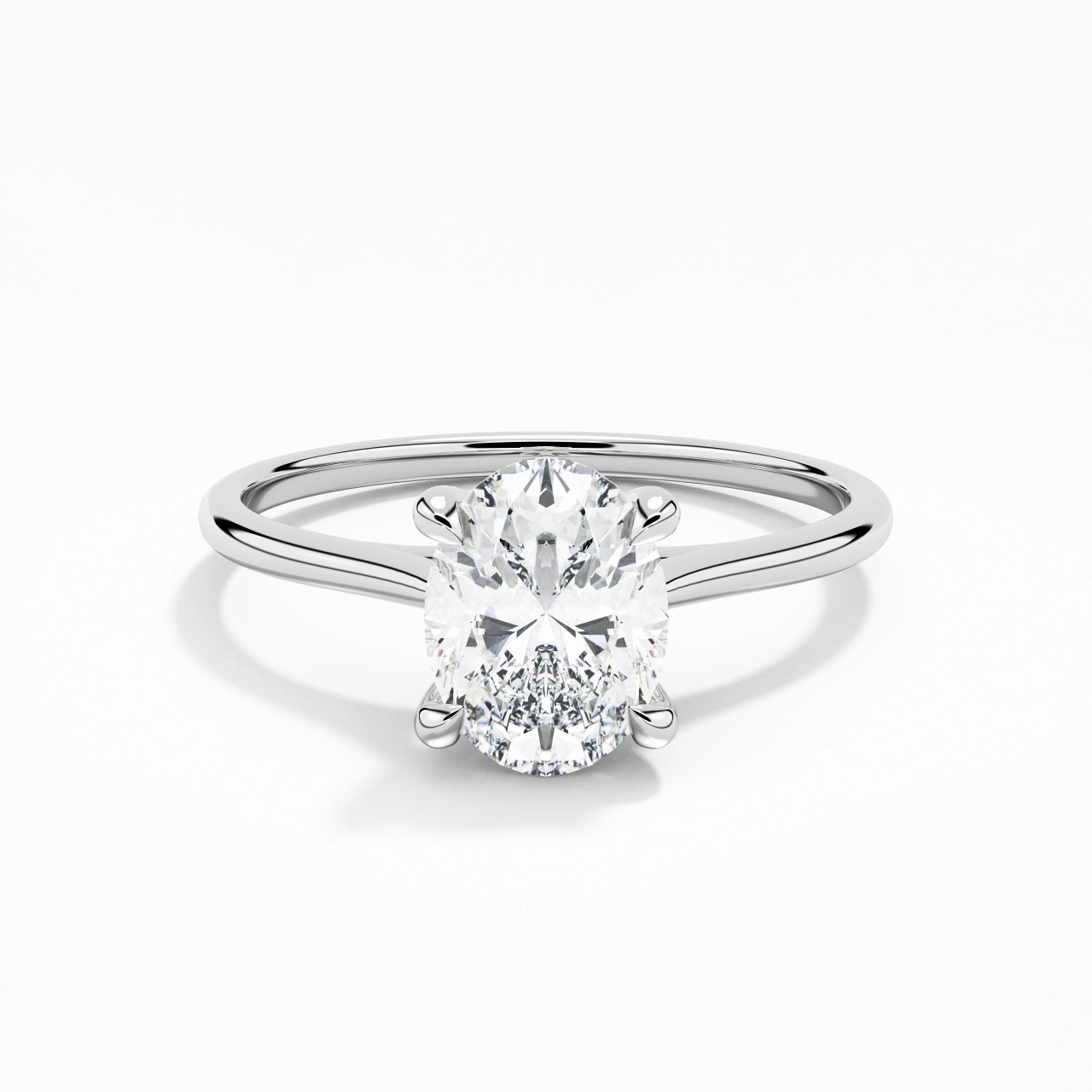 Plated Classic Engagement Ring