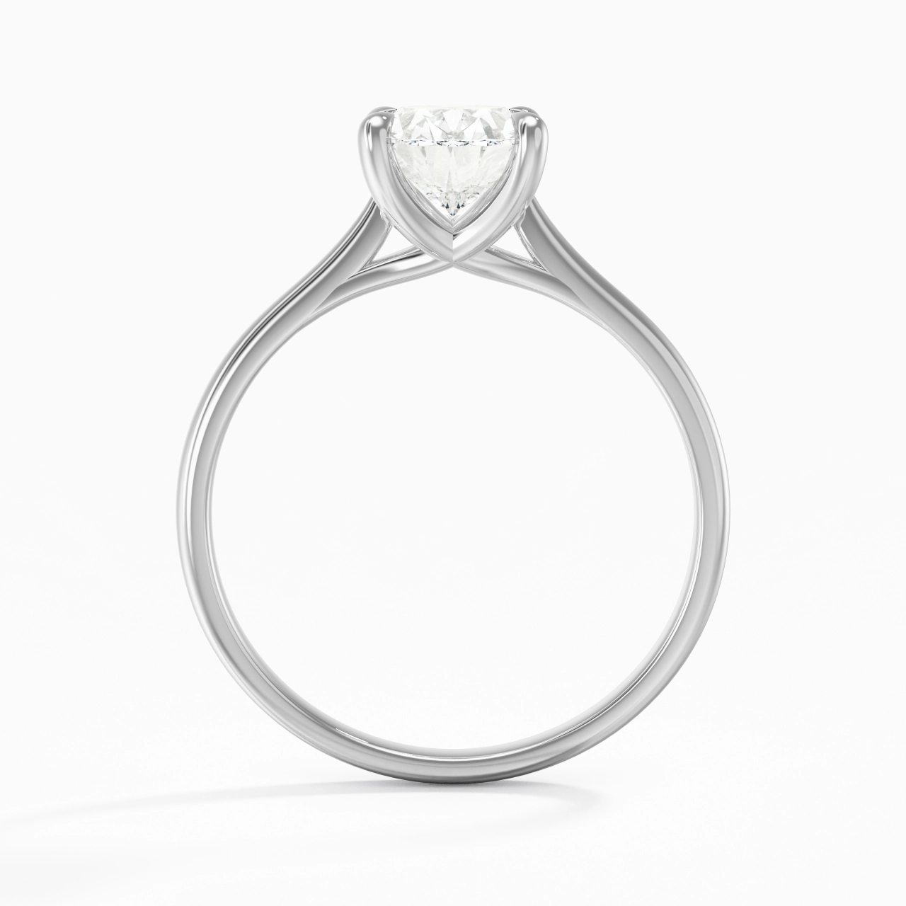 Plated Classic Engagement Ring