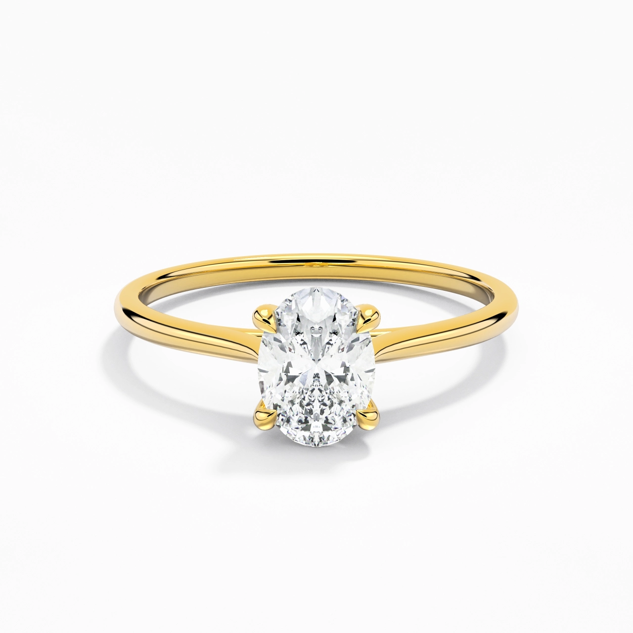 Plated Classic Engagement Ring