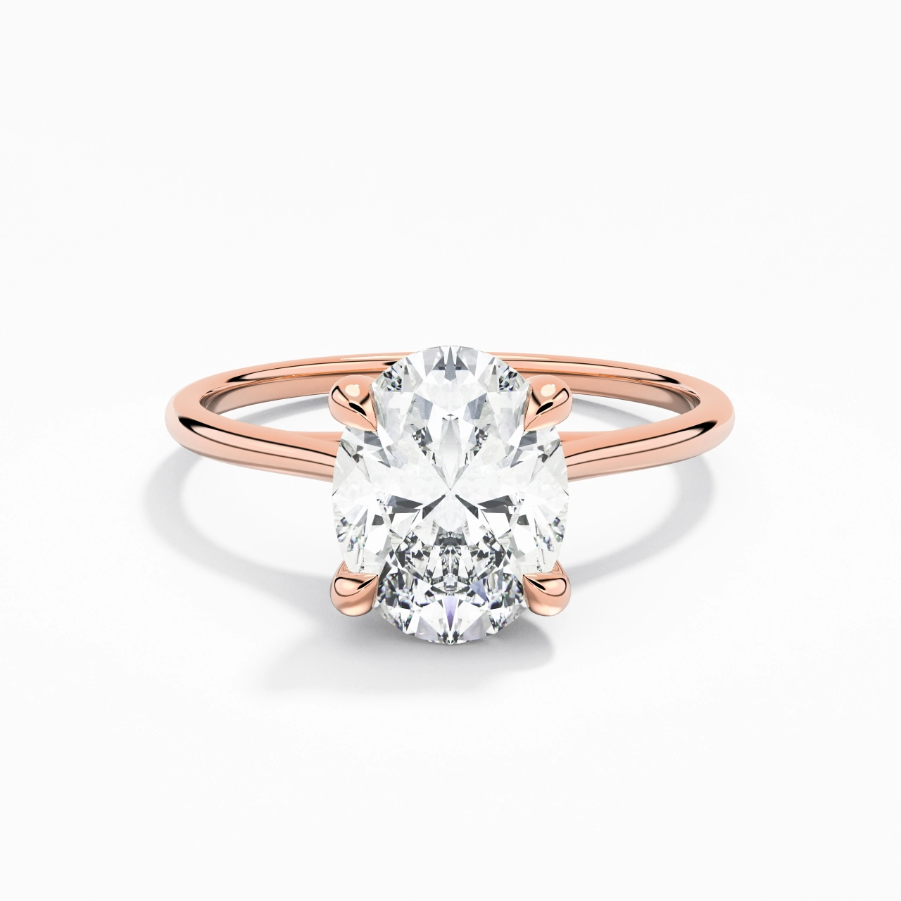 Plated Classic Engagement Ring