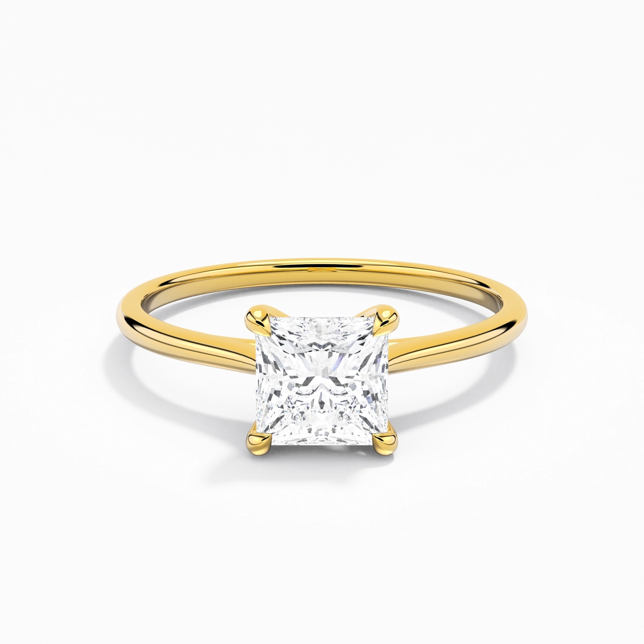 Plated Classic Engagement Ring