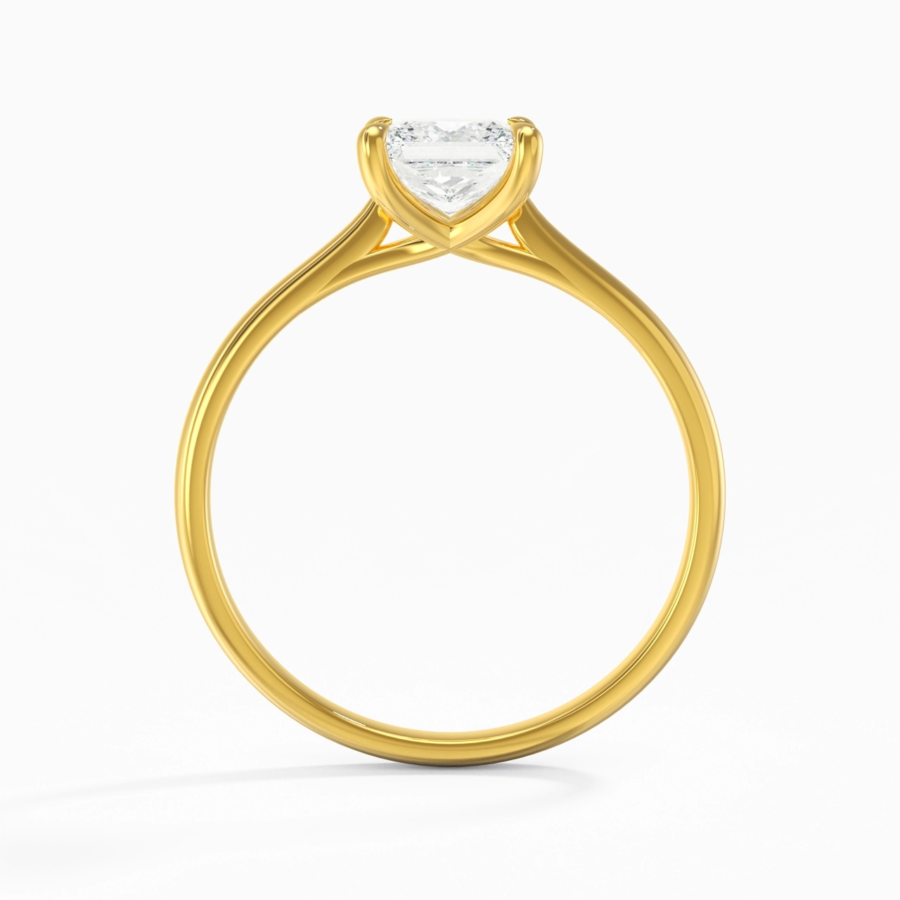 Plated Classic Engagement Ring