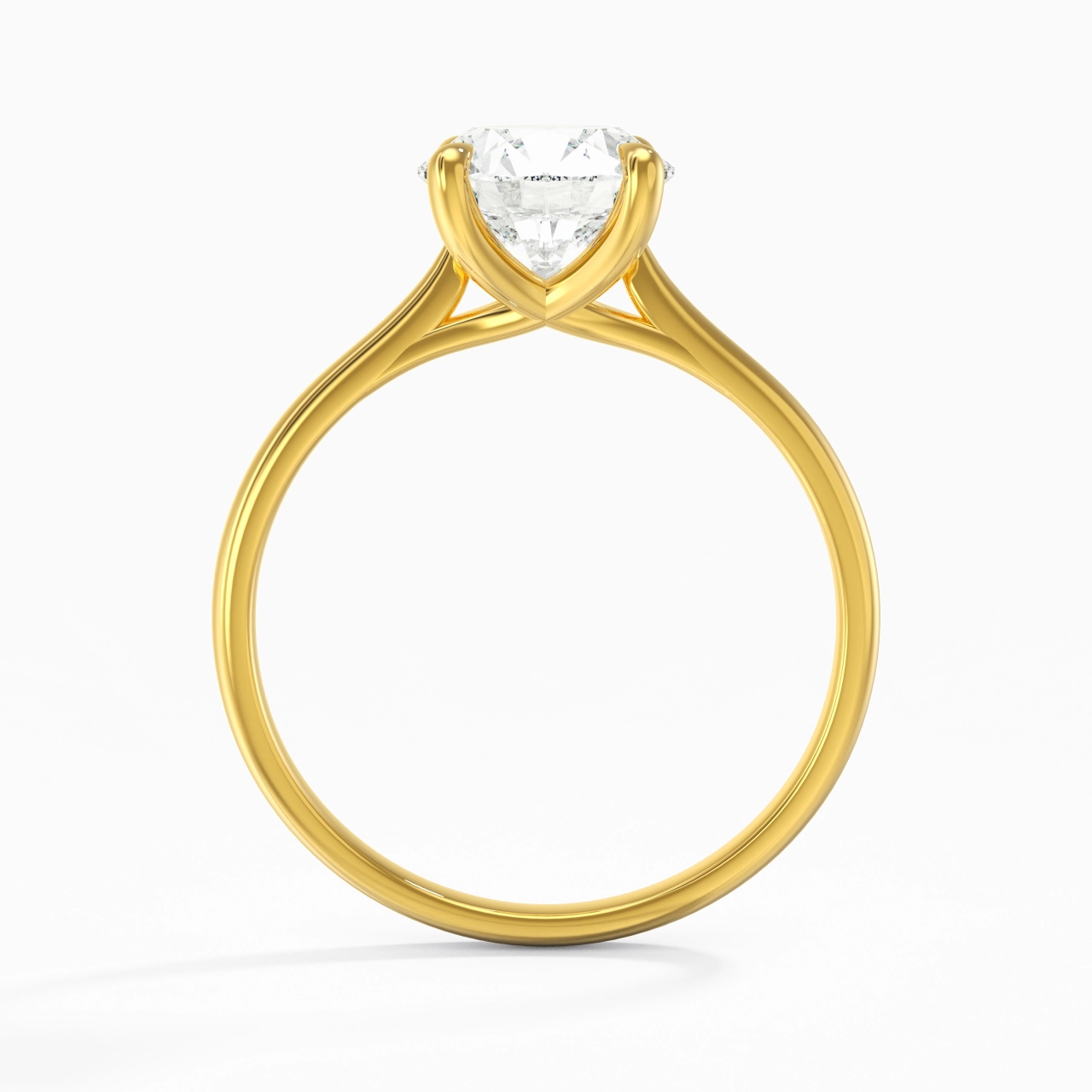 Plated Classic Engagement Ring