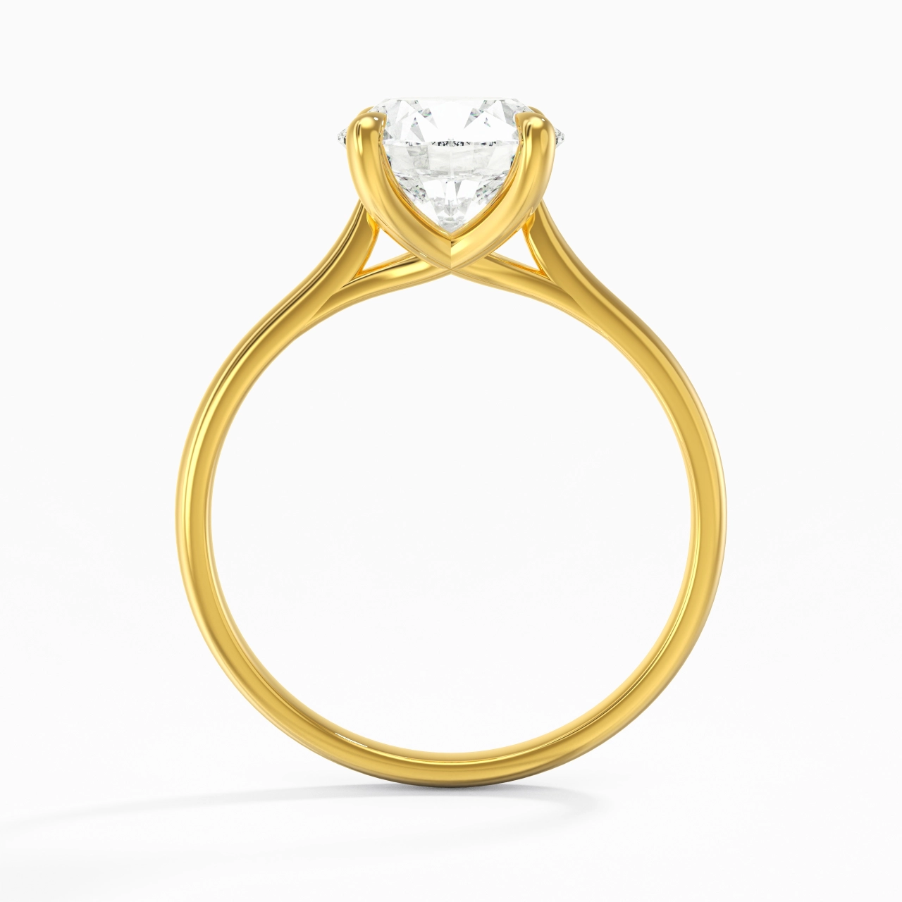 Plated Classic Engagement Ring