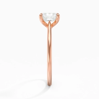 18K Rose Gold Plated Classic Engagement Ring