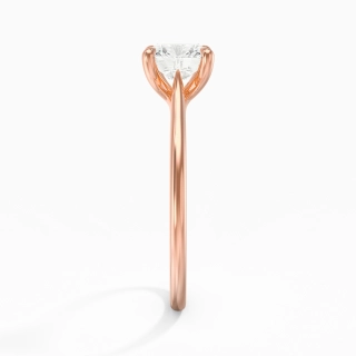 18K Rose Gold Plated Classic Engagement Ring