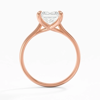 18K Rose Gold Plated Classic Engagement Ring