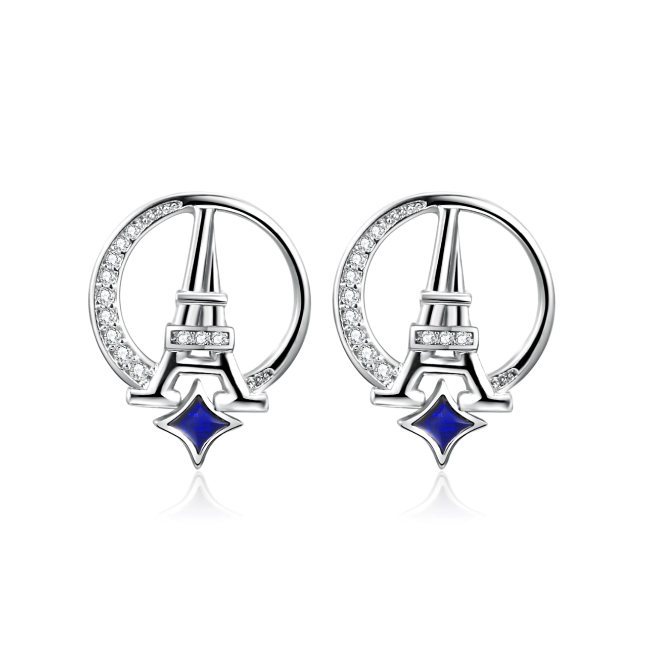 Architecture Eiffel Tower Stud Earrings