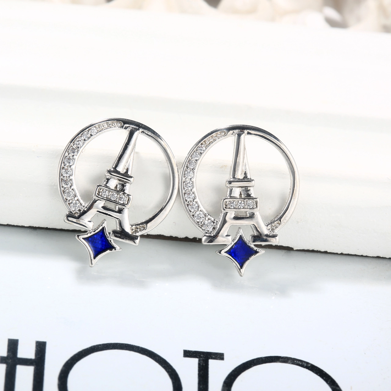 Architecture Eiffel Tower Stud Earrings