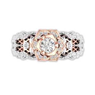 Retro Blossom Rose Ring