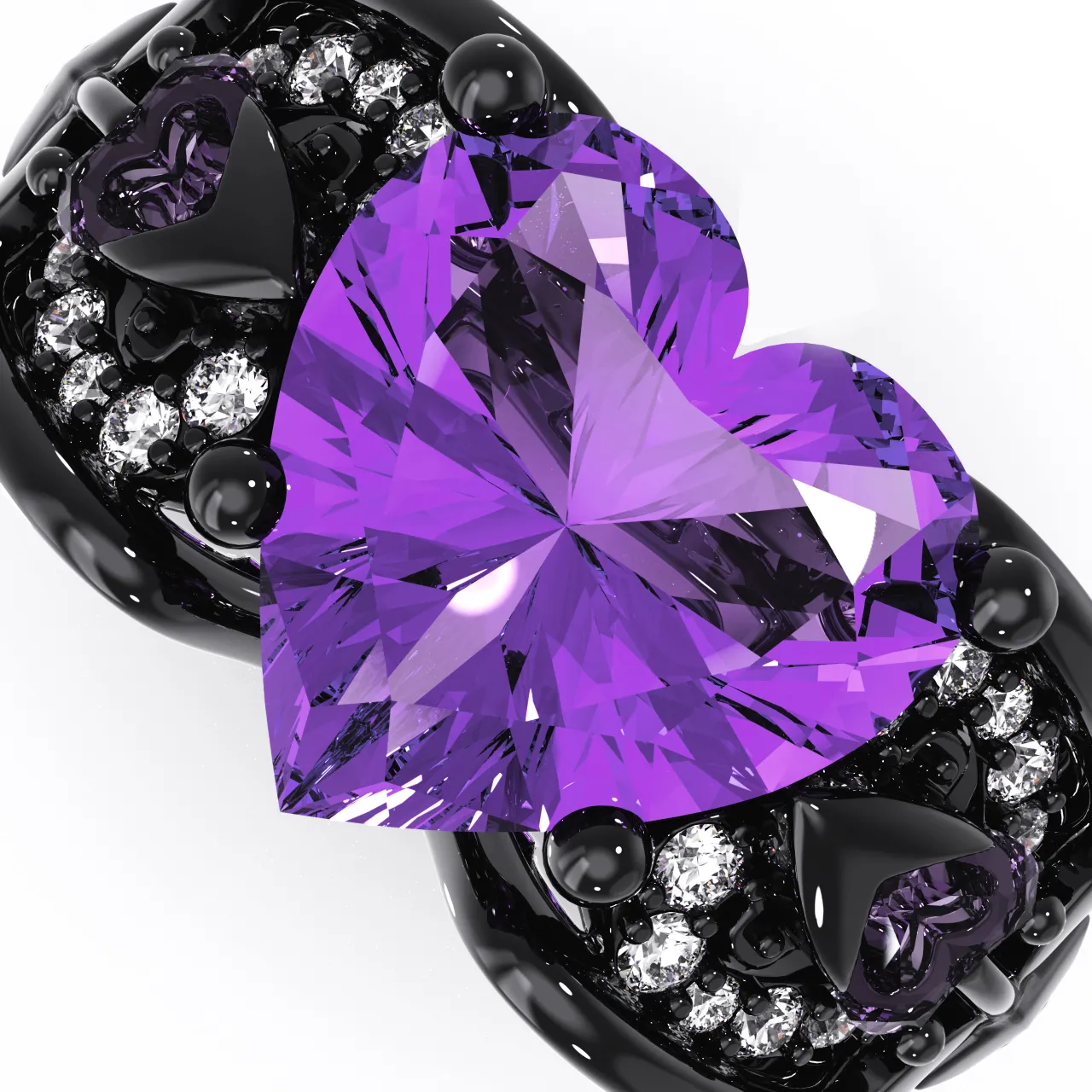 Gothique Flèche Aile Bague