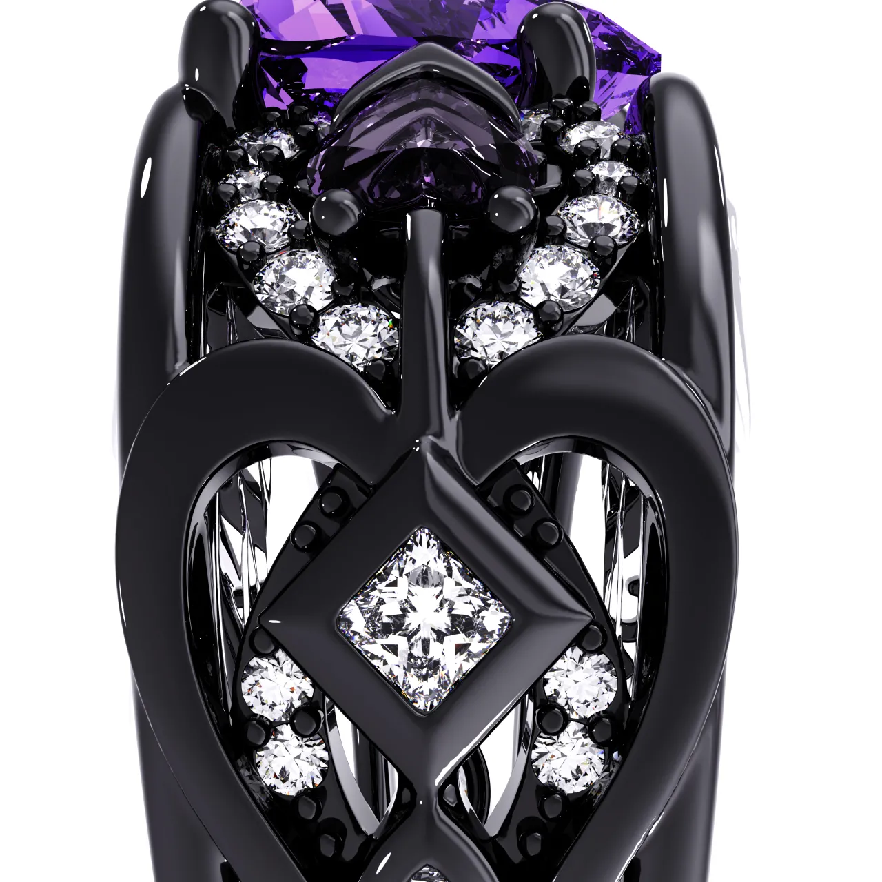 Gothique Flèche Aile Bague