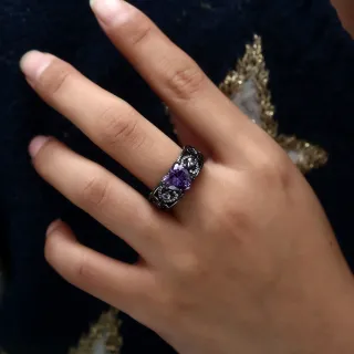 Gothique Flèche Aile Bague