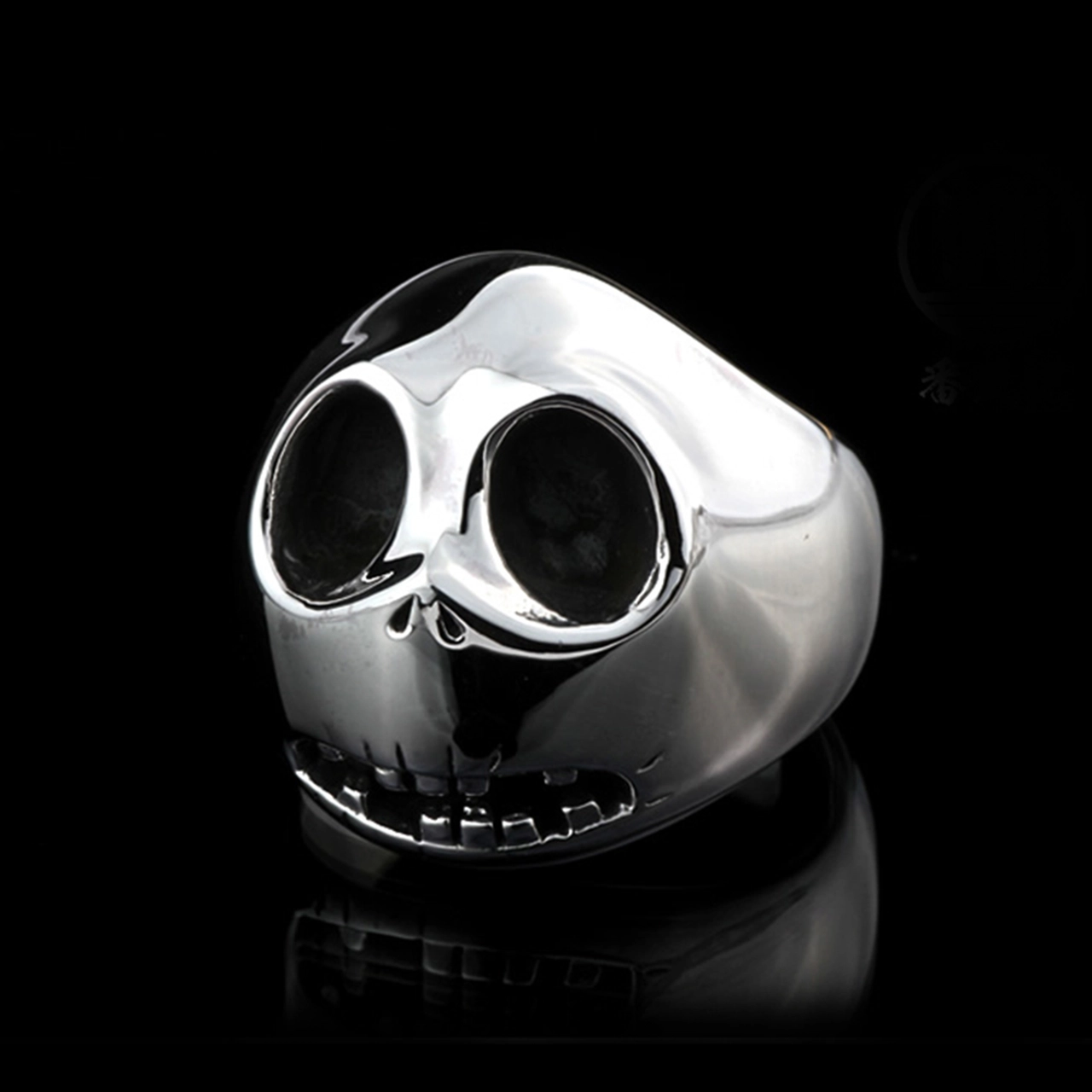 Gothic Skull Men Titanium Steel Wedding Band