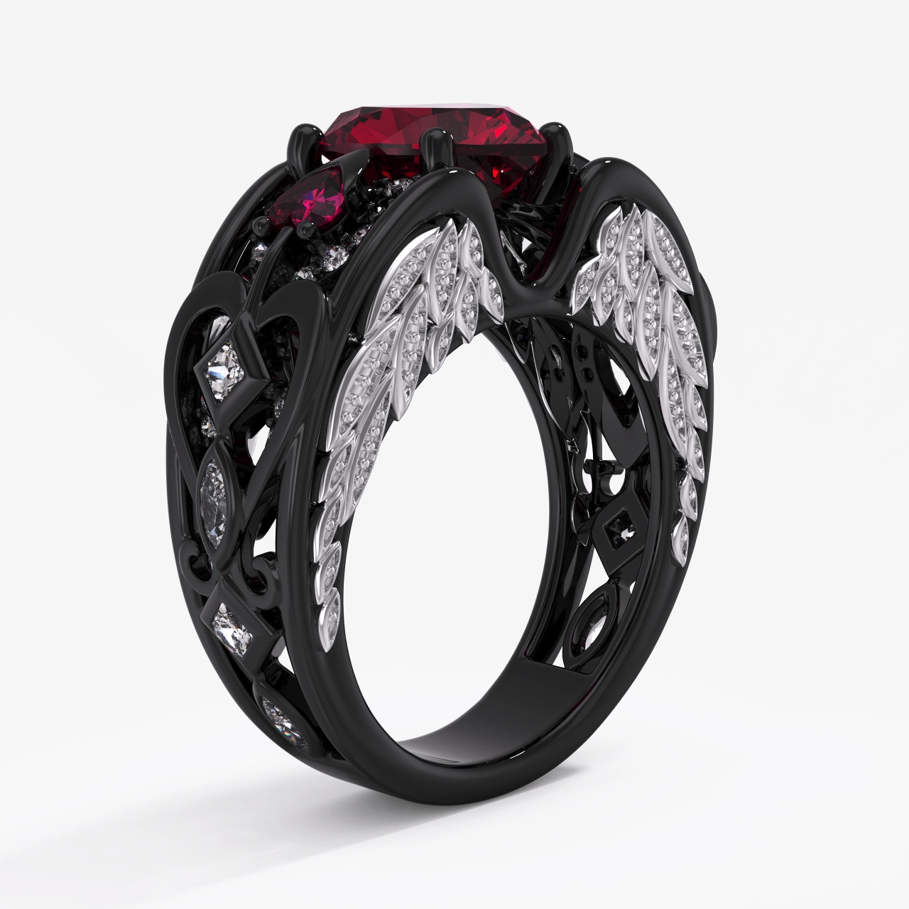 Vintage Arrow Wing Ring