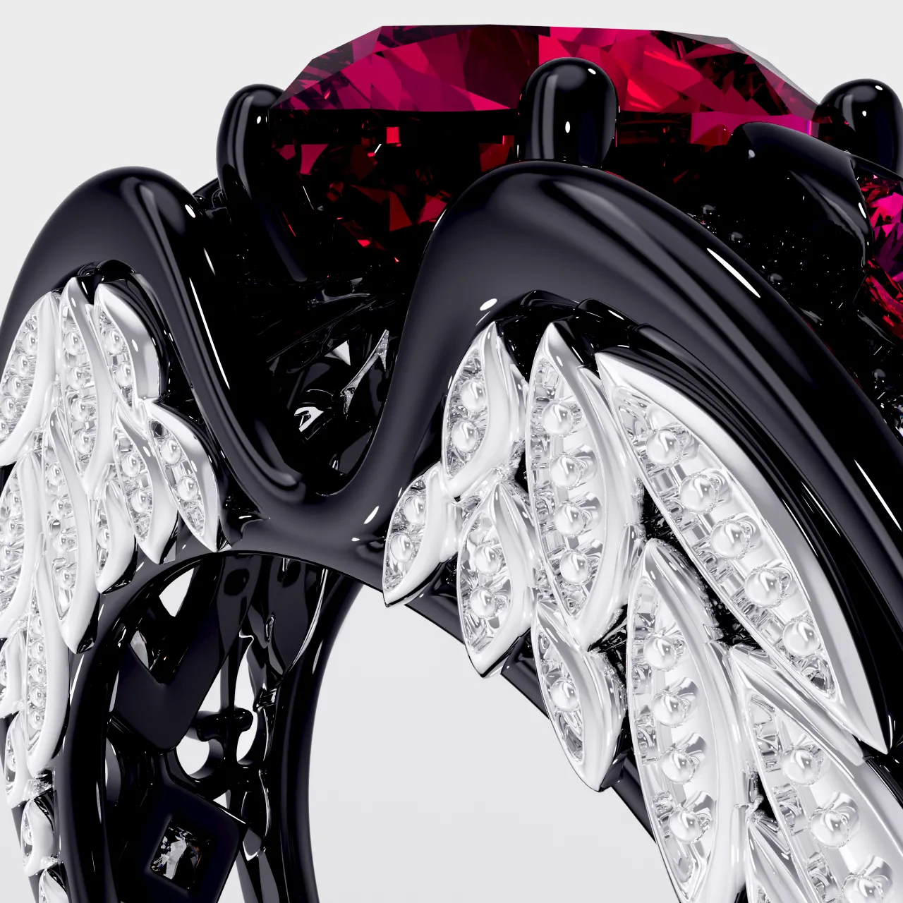 Vintage Arrow Wing Ring