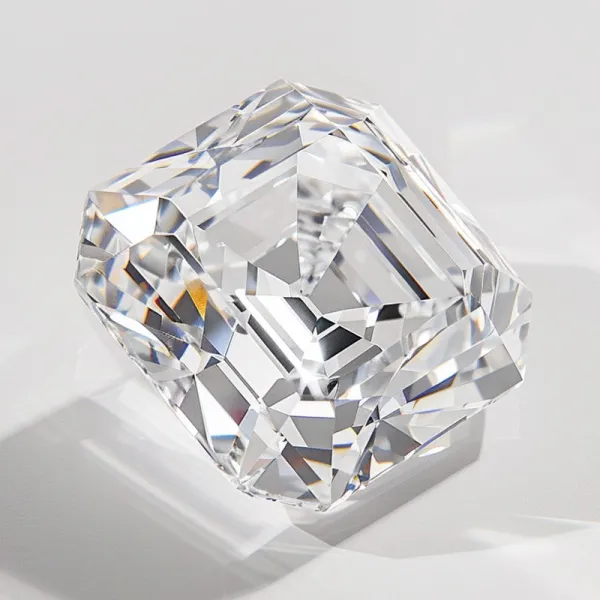 Diamant cultivé en laboratoire Asscher de 2,01 carats